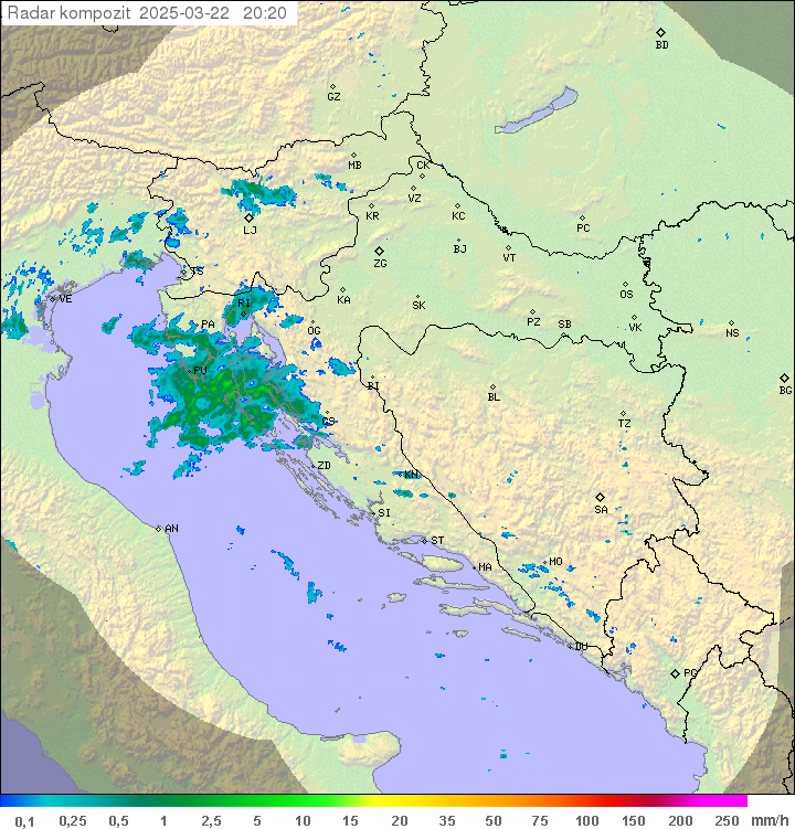 Padavine Hrvaška