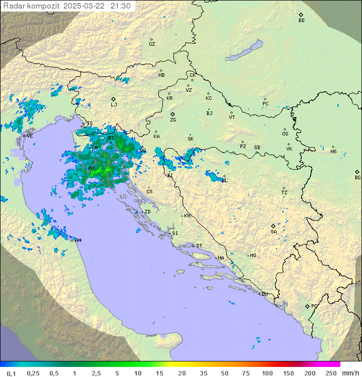 Padavine Hrvaška