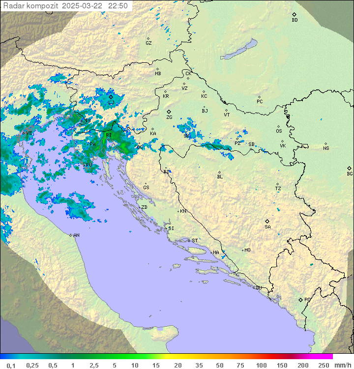 Padavine Hrvaška