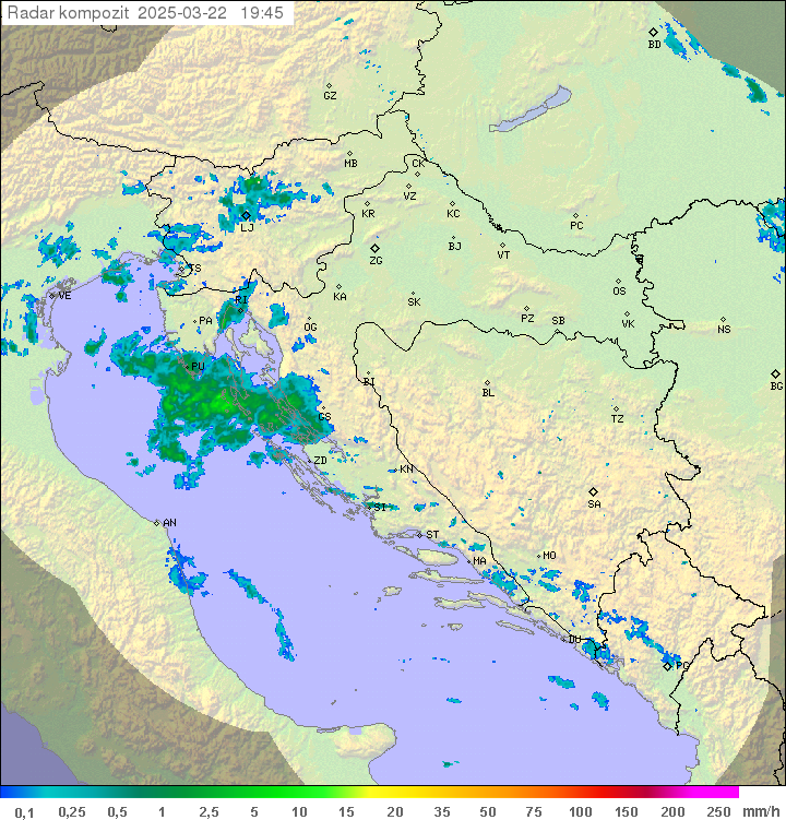 Padavine Hrvaška