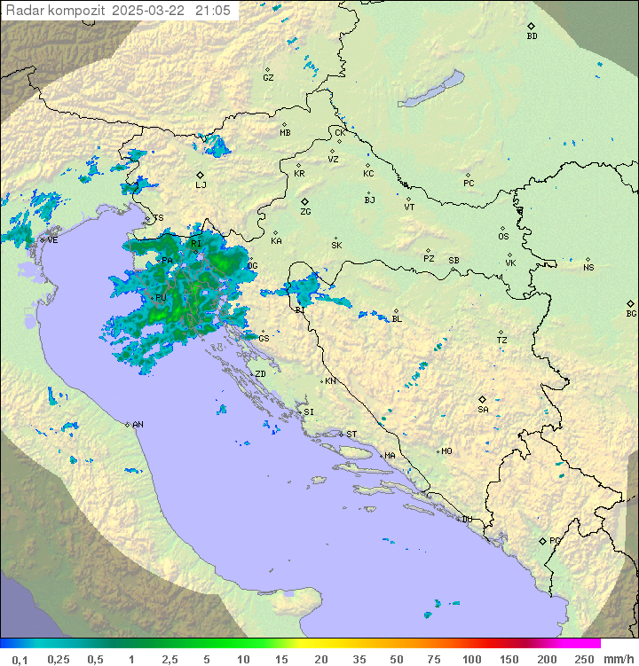 Padavine Hrvaška