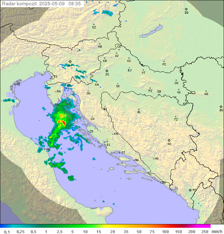Padavine Hrvaška