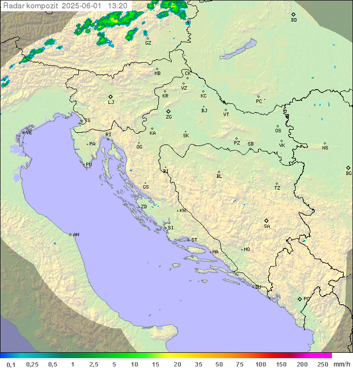 Padavine Hrvaška