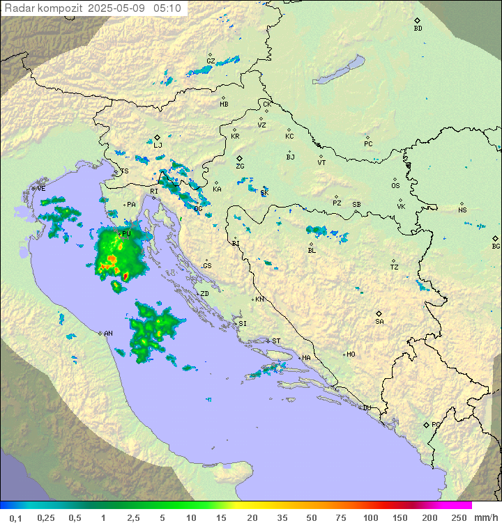 Padavine Hrvaška