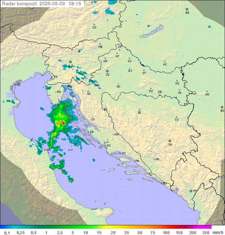 Padavine Hrvaška