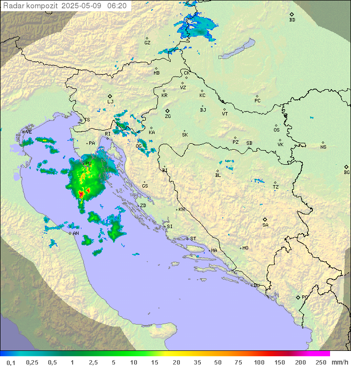 Padavine Hrvaška