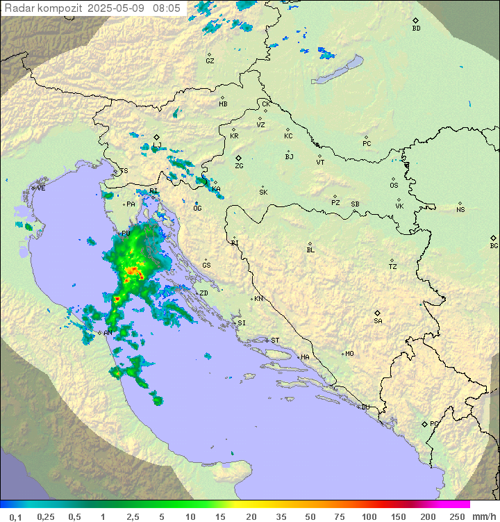 Padavine Hrvaška