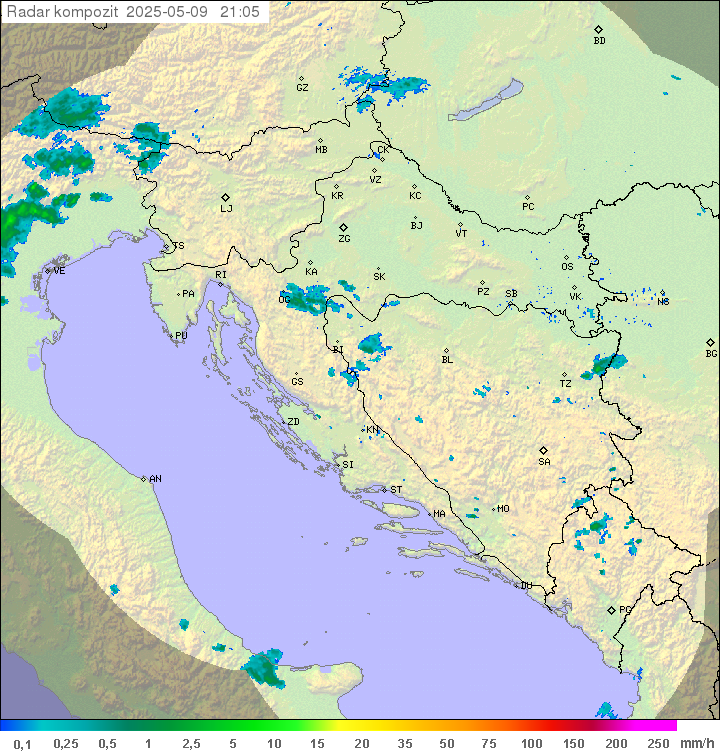 Padavine Hrvaška