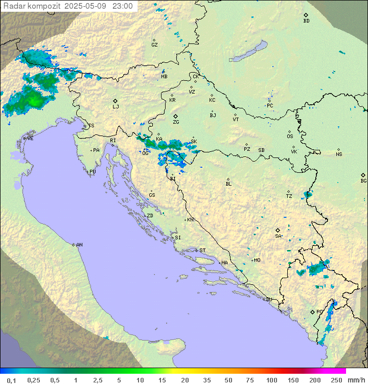 Padavine Hrvaška