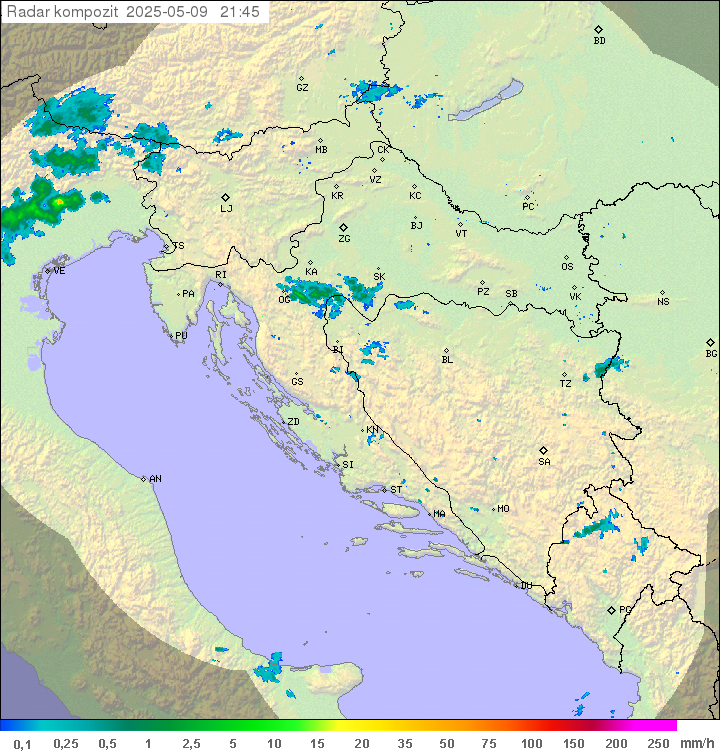 Padavine Hrvaška