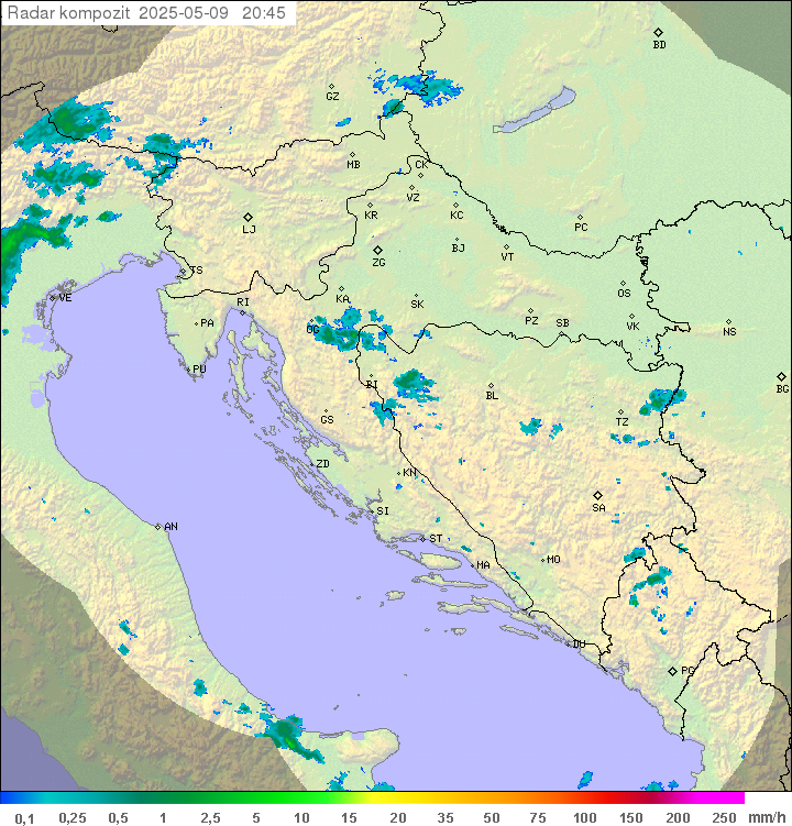 Padavine Hrvaška