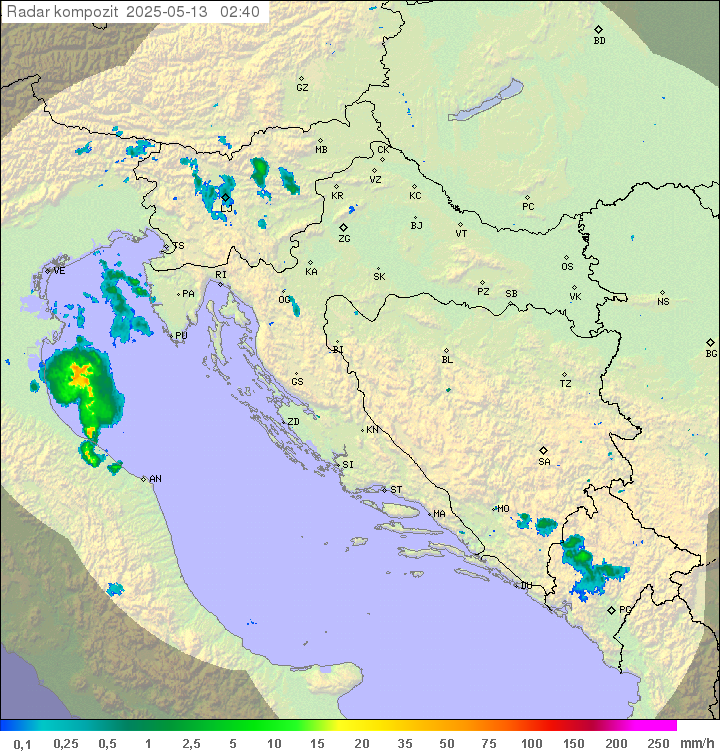 Padavine Hrvaška