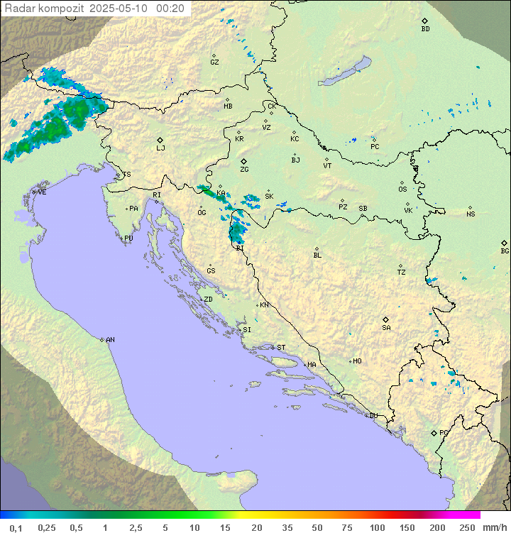 Padavine Hrvaška