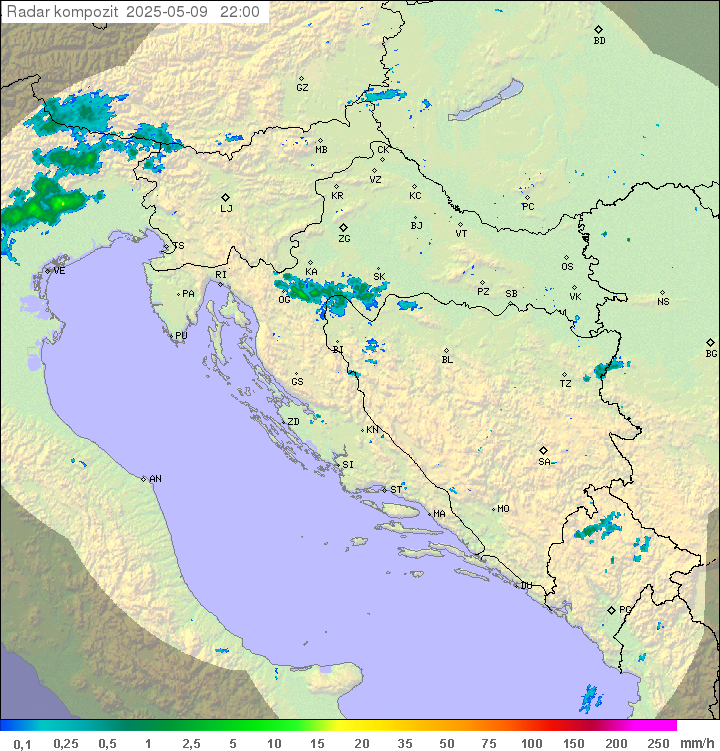 Padavine Hrvaška