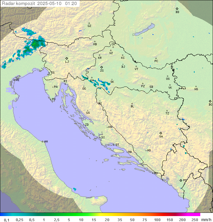 Padavine Hrvaška