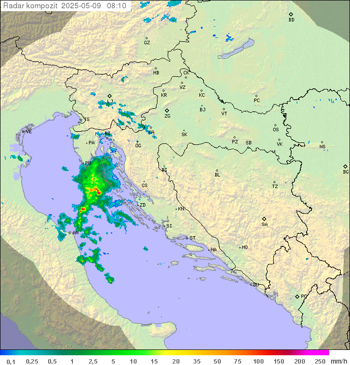 Padavine Hrvaška