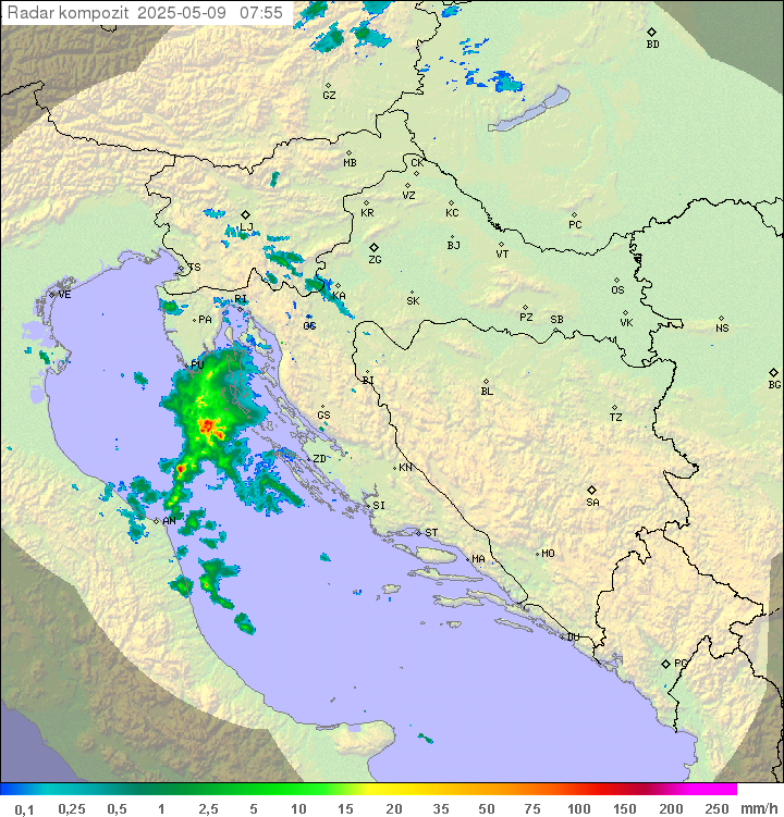 Padavine Hrvaška