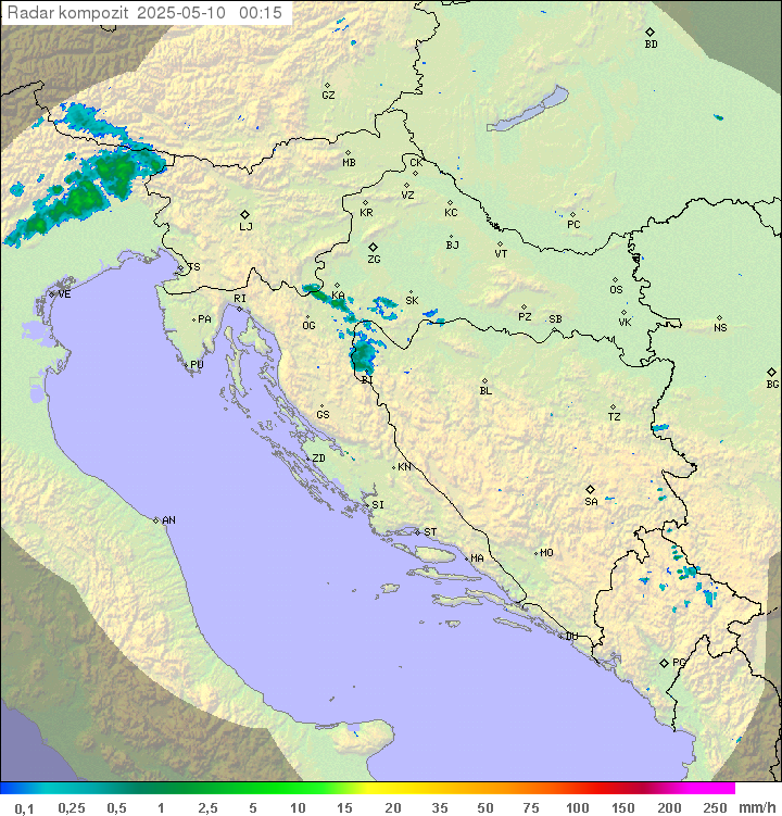 Padavine Hrvaška