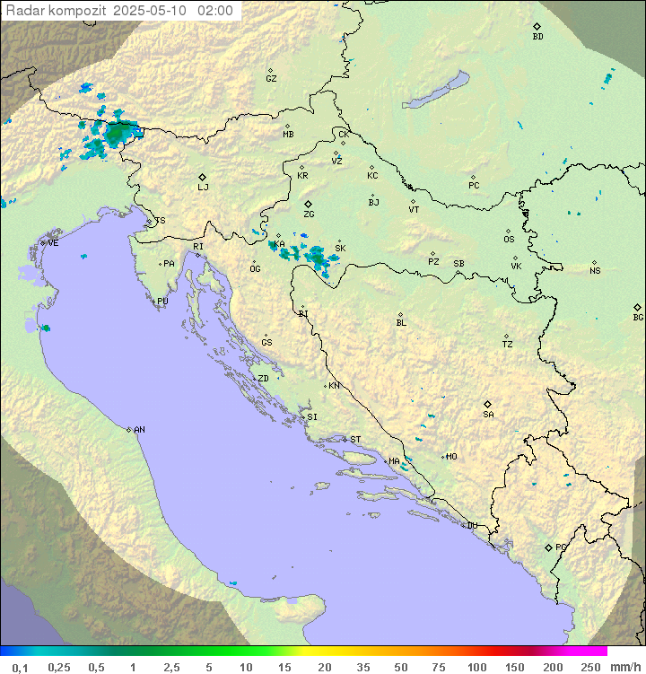 Padavine Hrvaška