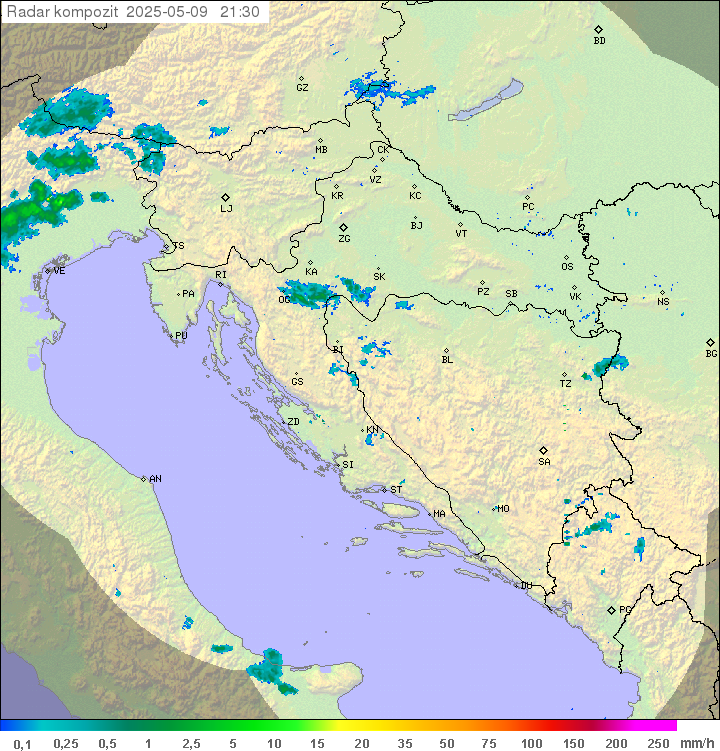 Padavine Hrvaška