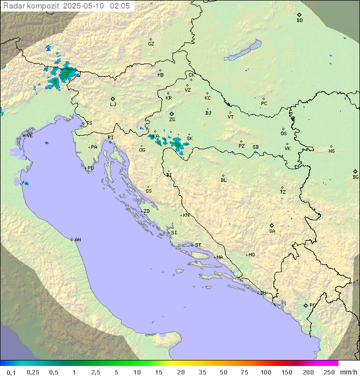 Padavine Hrvaška