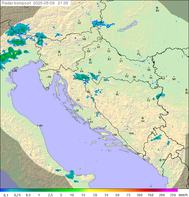 Padavine Hrvaška