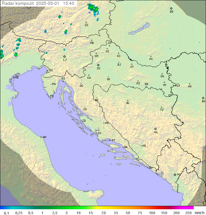 Padavine Hrvaška