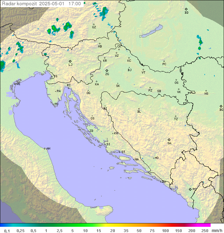 Padavine Hrvaška