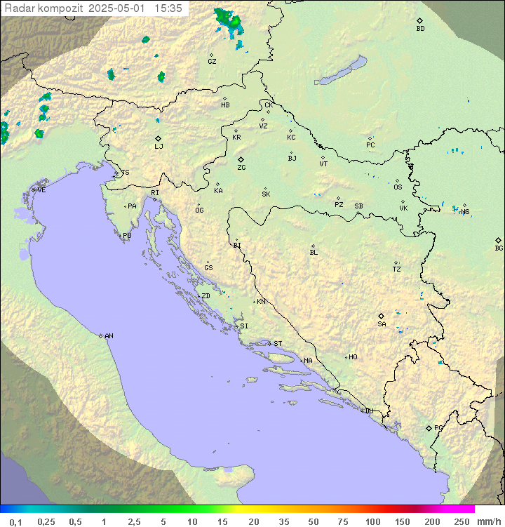 Padavine Hrvaška