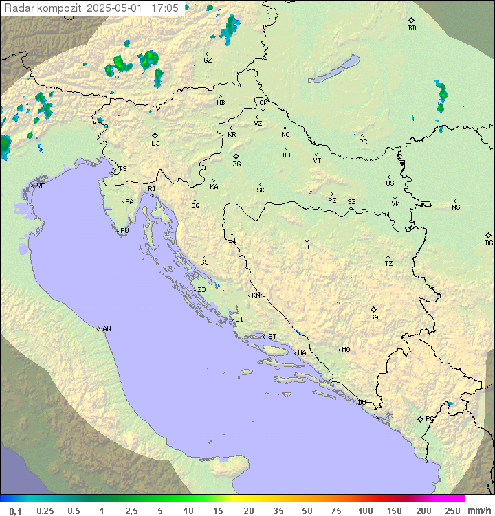 Padavine Hrvaška