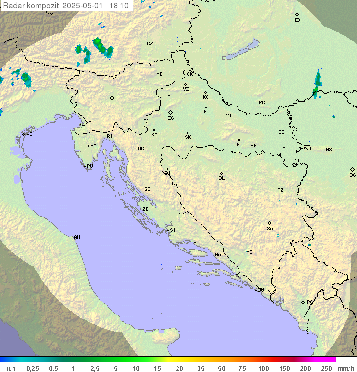Padavine Hrvaška