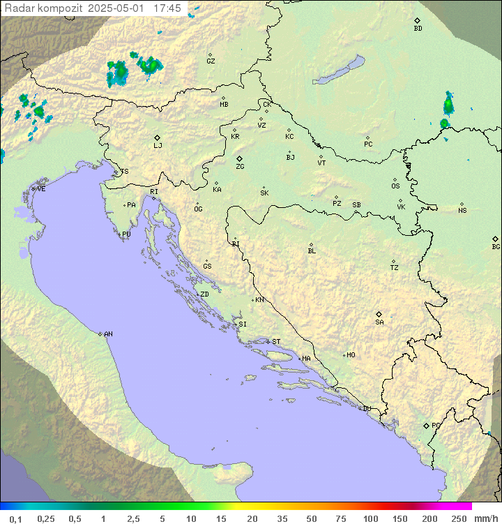 Padavine Hrvaška