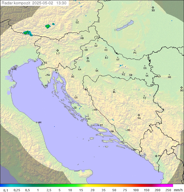 Padavine Hrvaška