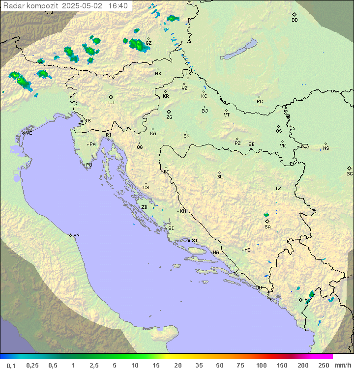 Padavine Hrvaška
