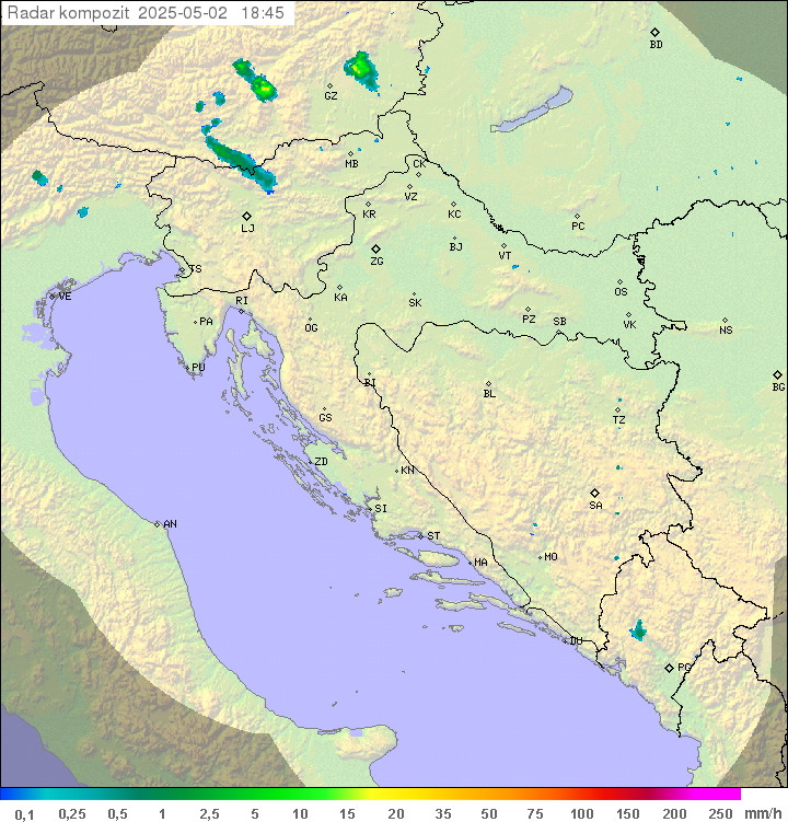 Padavine Hrvaška