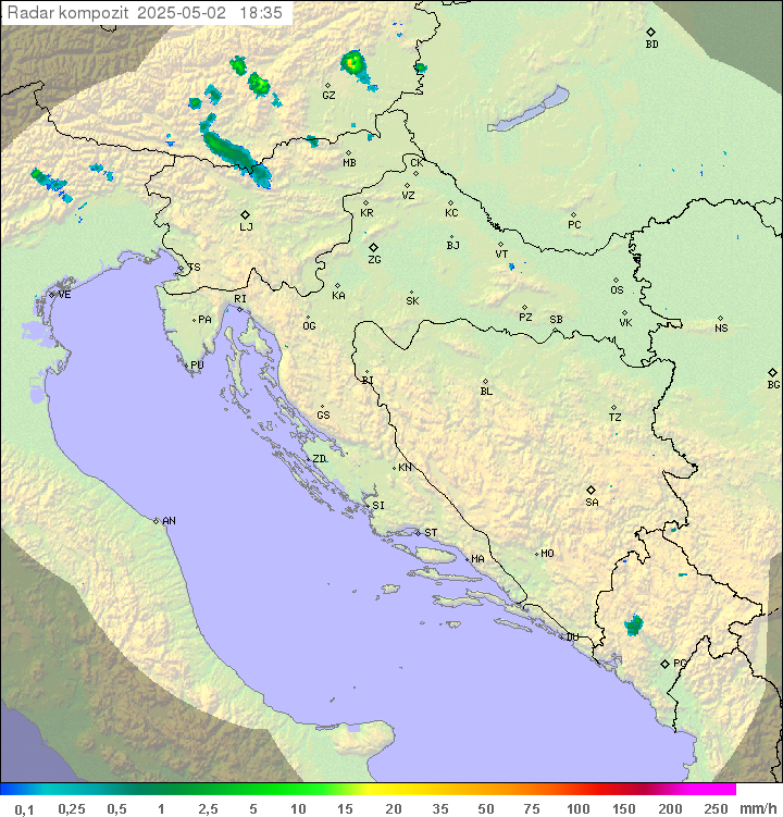 Padavine Hrvaška