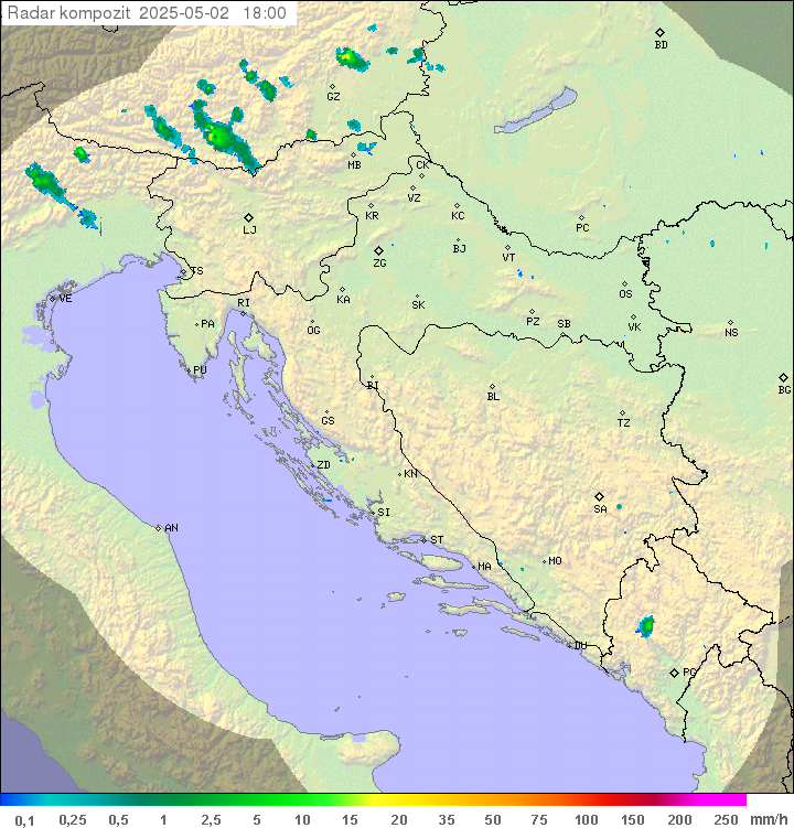 Padavine Hrvaška