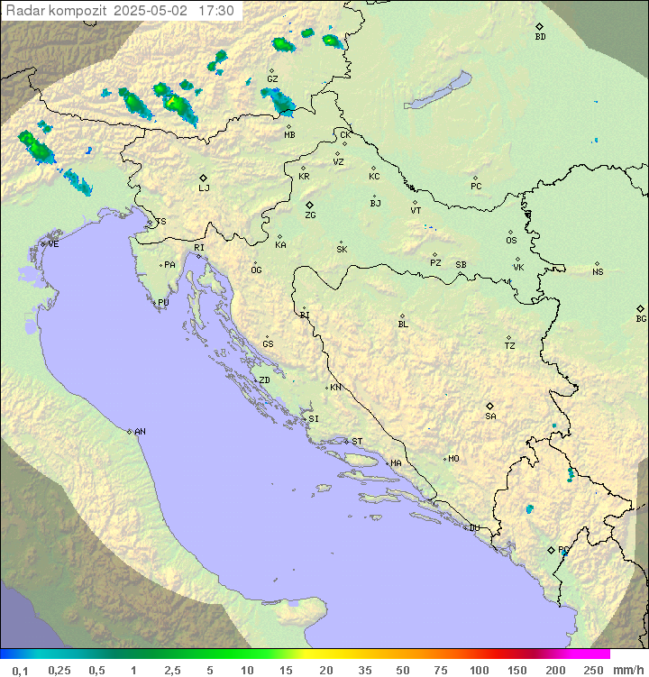Padavine Hrvaška