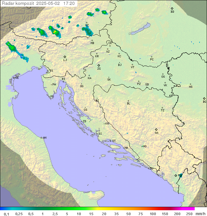 Padavine Hrvaška