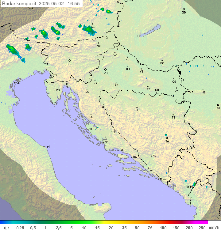 Padavine Hrvaška