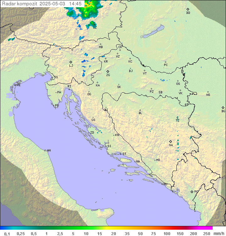 Padavine Hrvaška