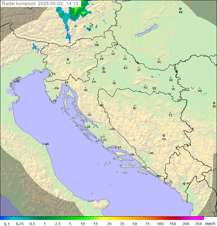 Padavine Hrvaška