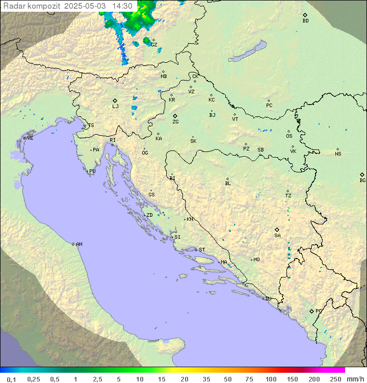 Padavine Hrvaška