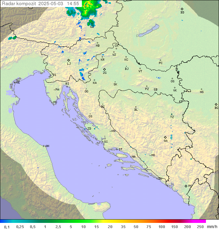 Padavine Hrvaška