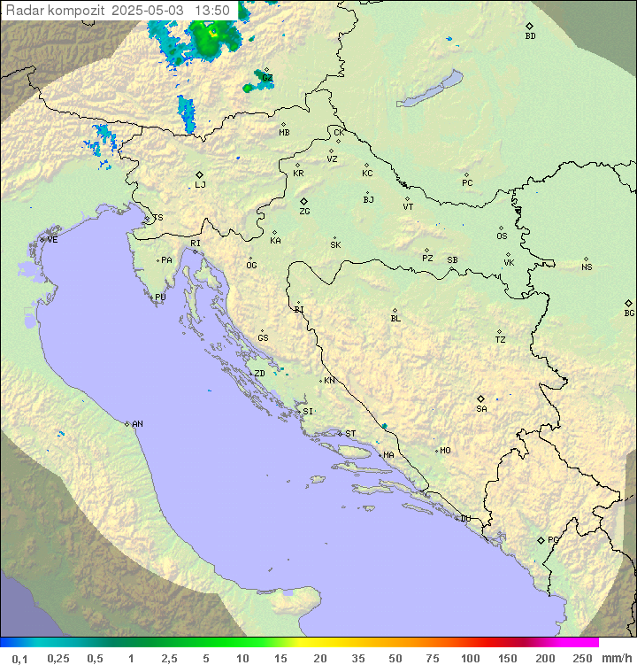 Padavine Hrvaška