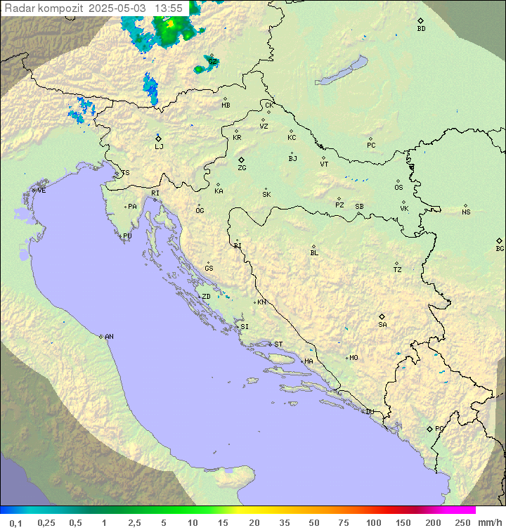 Padavine Hrvaška