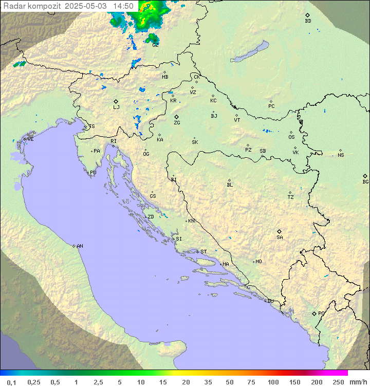 Padavine Hrvaška