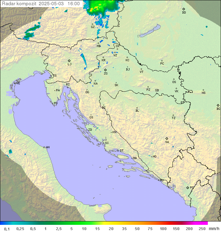 Padavine Hrvaška