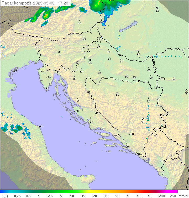 Padavine Hrvaška