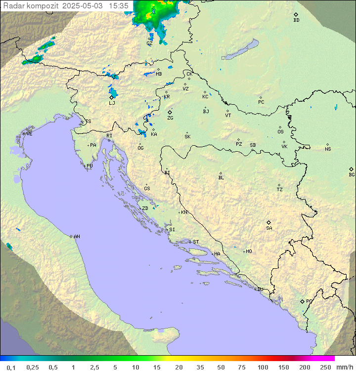 Padavine Hrvaška